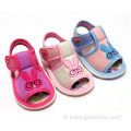 Chaussures bébé sandales filles avec son